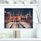 Designart - Dark Chicago Skyline and Railroad - Cityscape Canvas Print